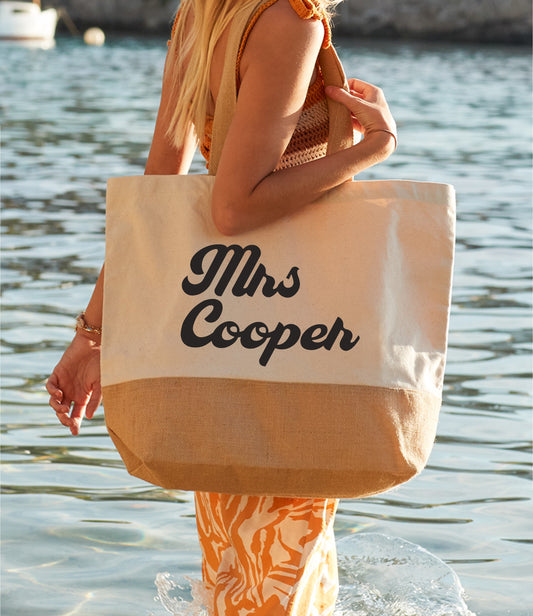 Bridal beach bag