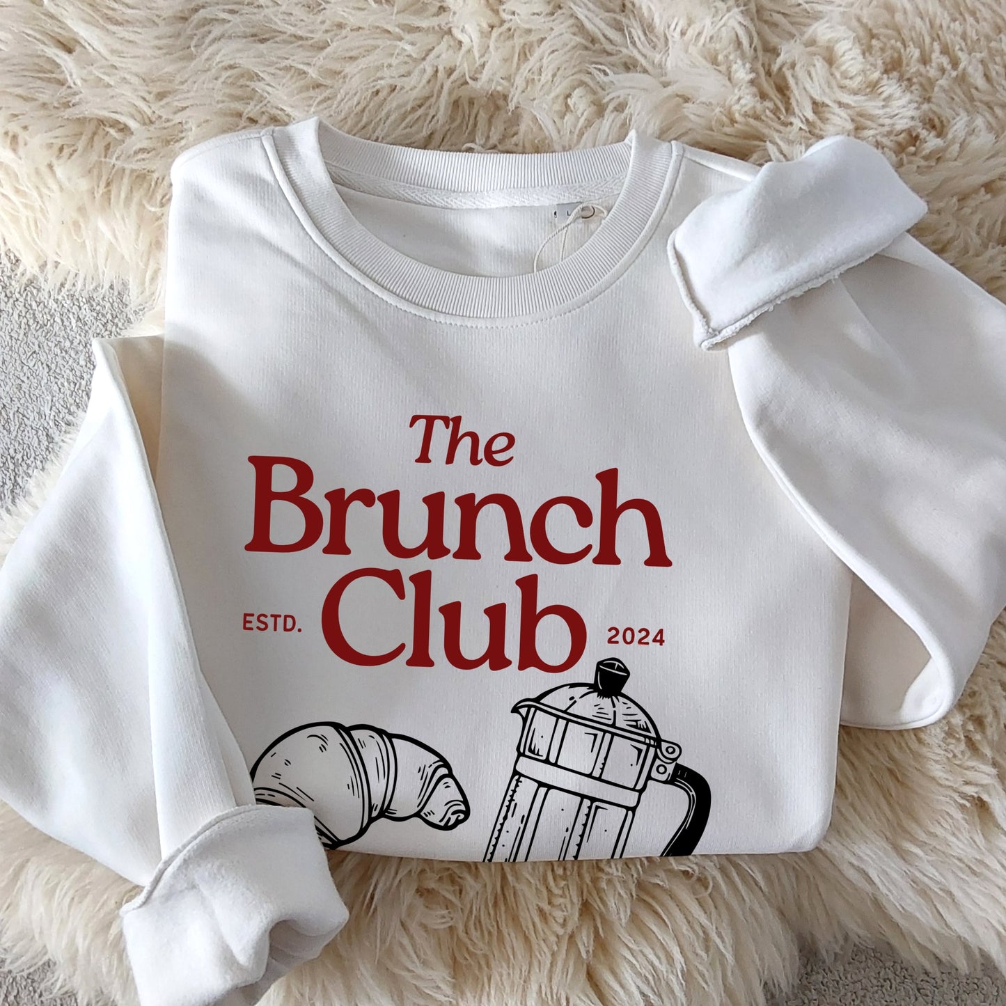 brunch club aesthetic eco blend sweatshirt