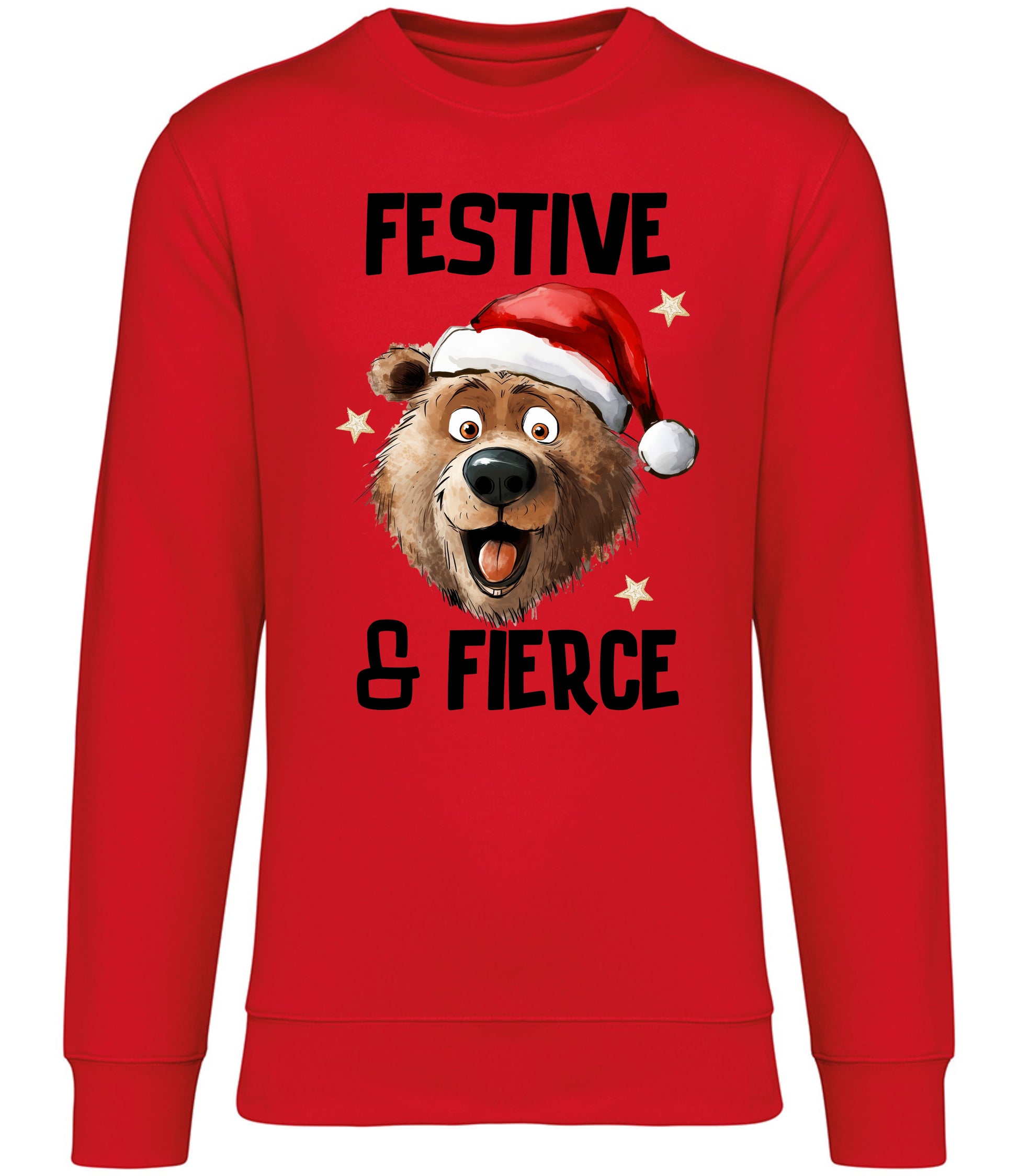 festive and fierce sweatshirt