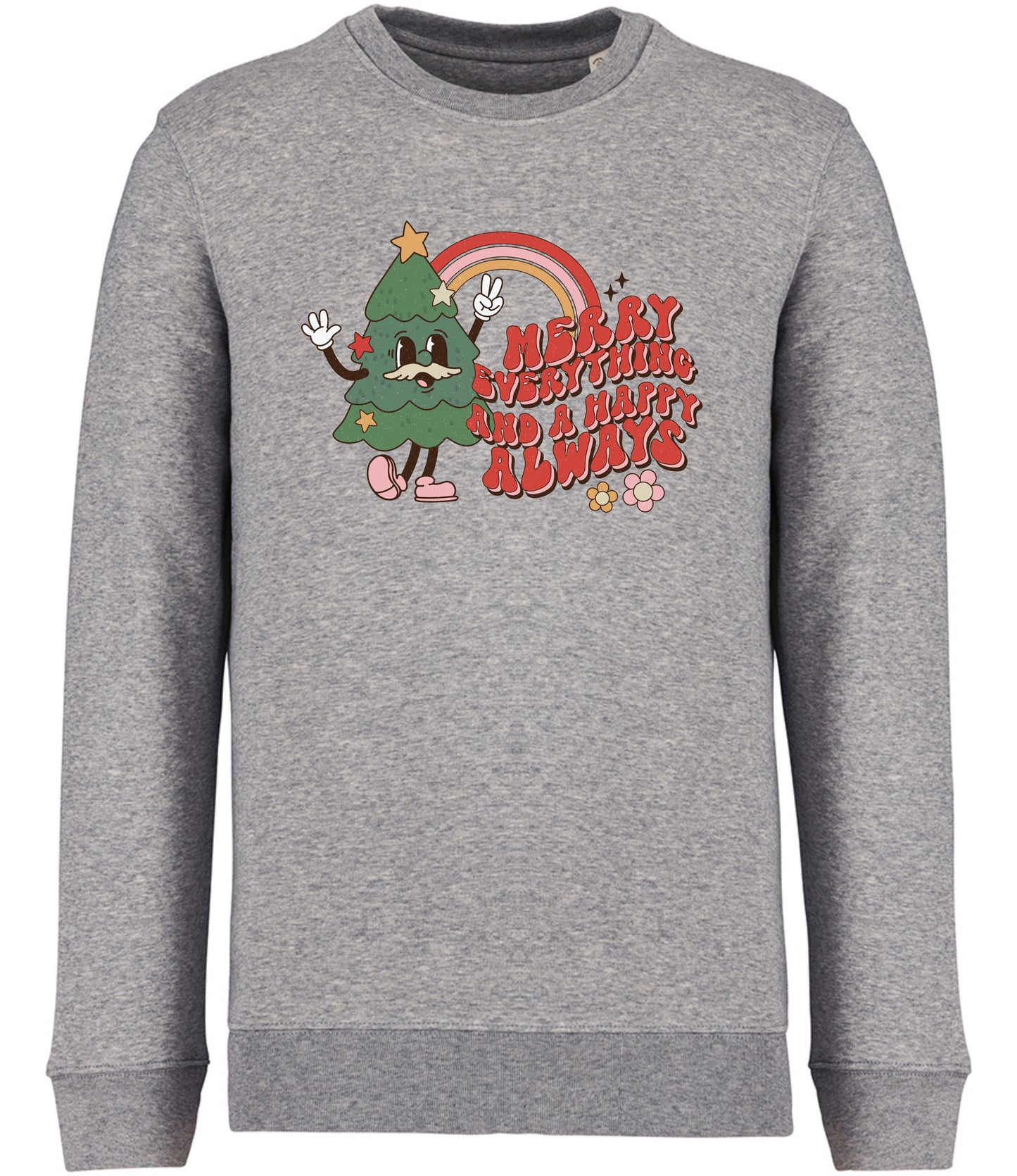 Merry Everything Retro Christmas Sweatshirt