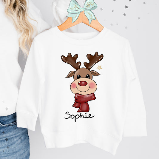 Kids Christmas Reindeer Sweatshirt