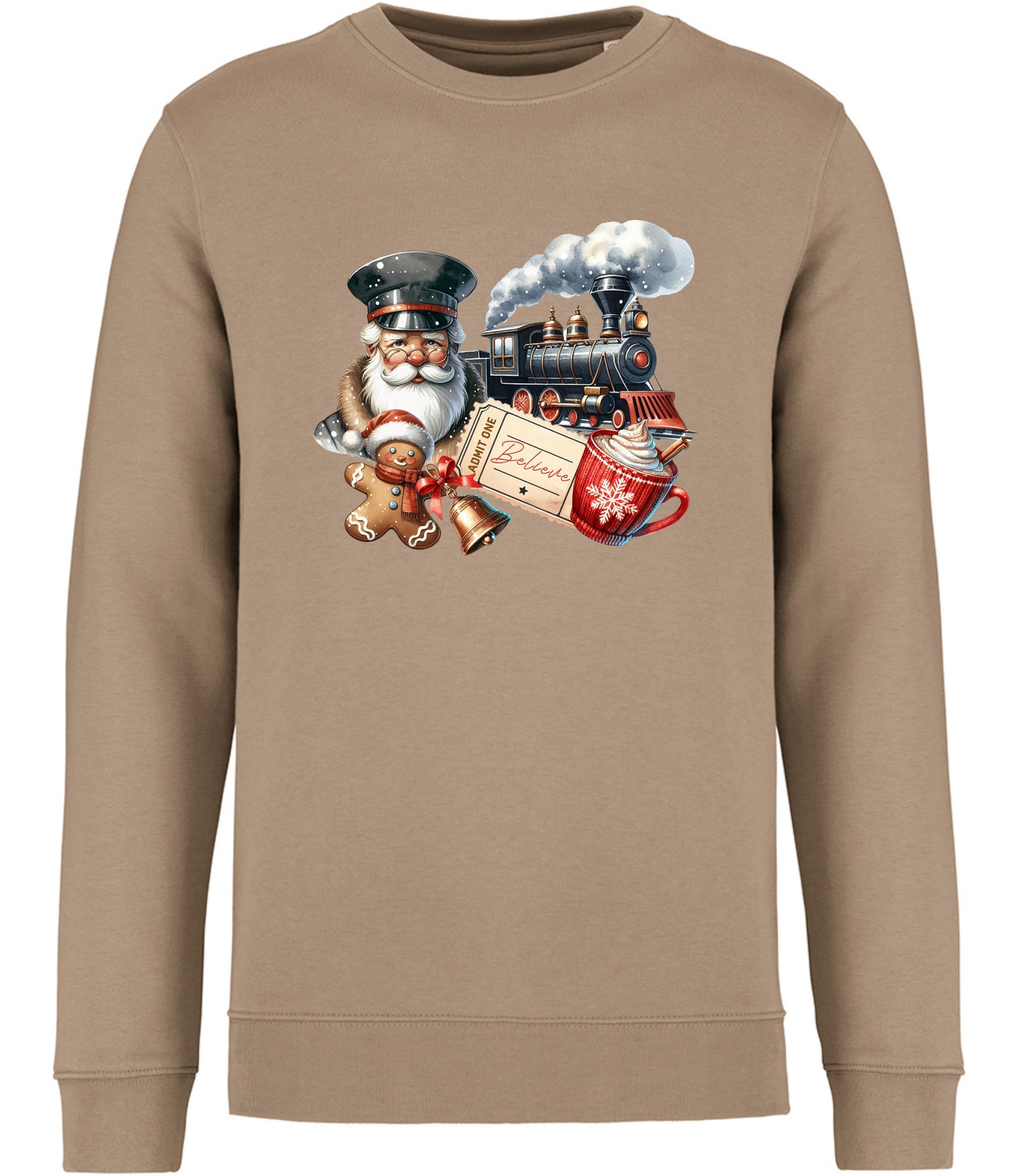 polar train christmas jumper