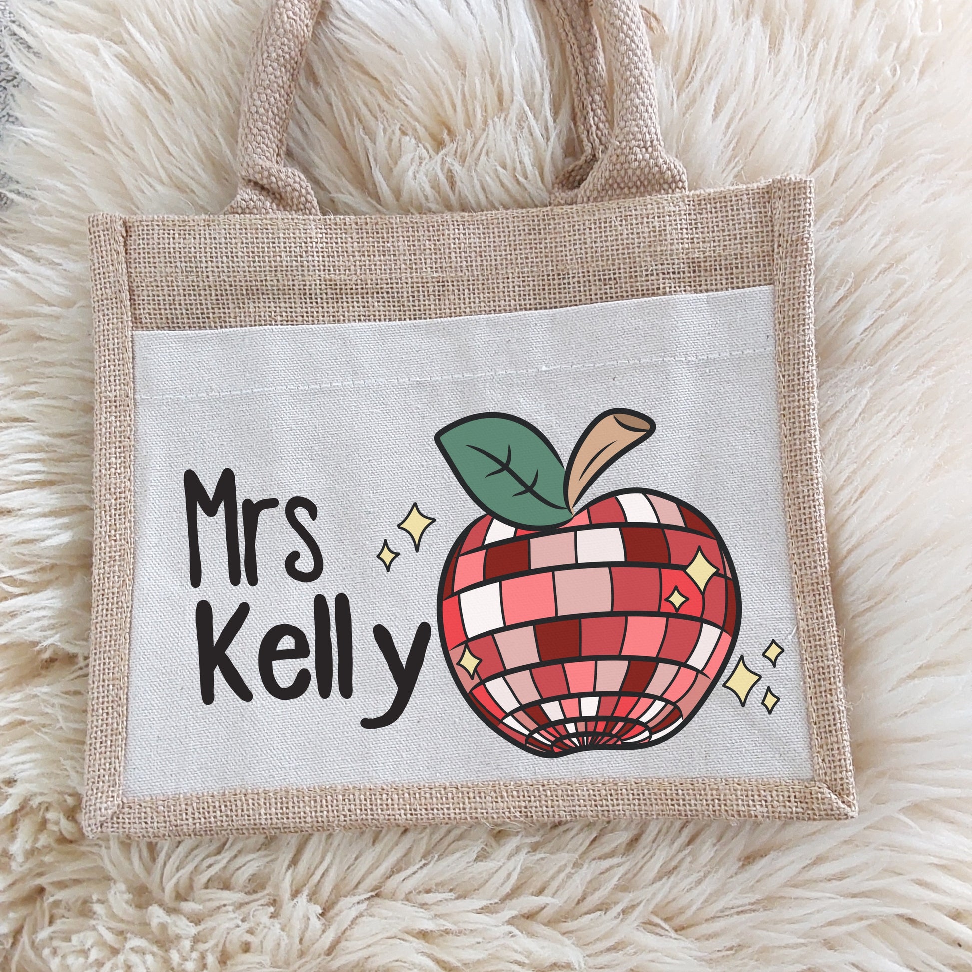 Personalised teacher lunch bag