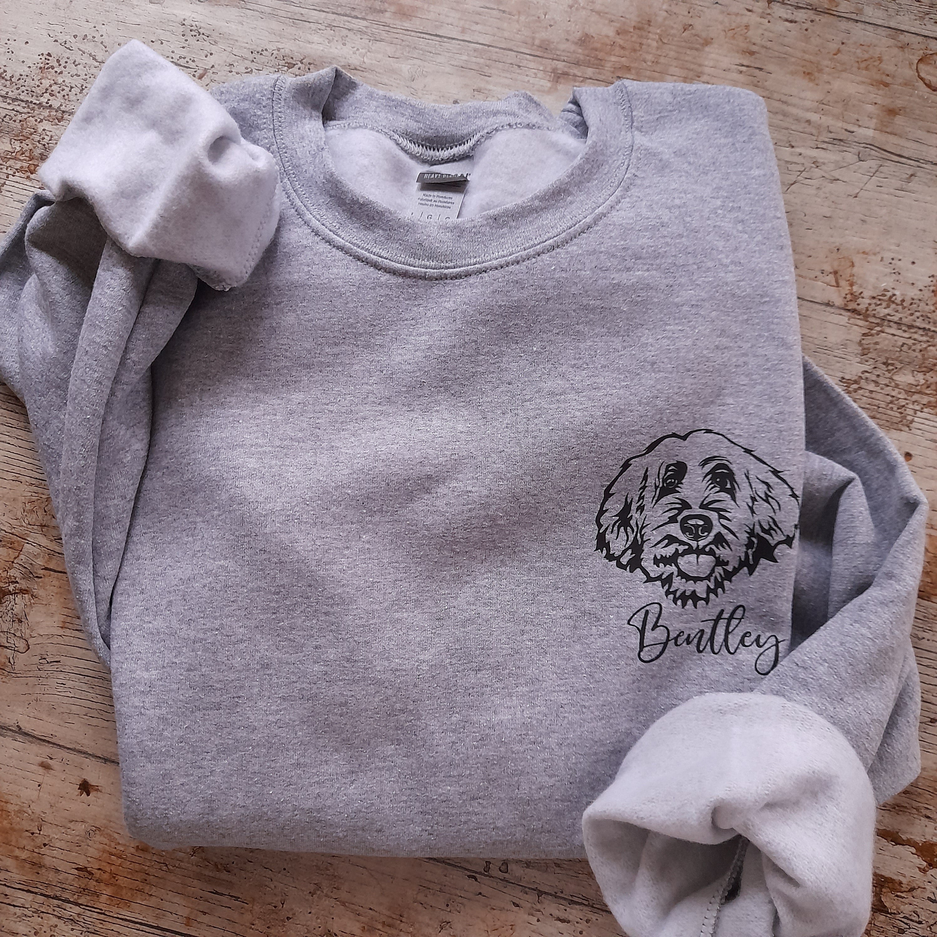 Personalised dog online sweatshirt