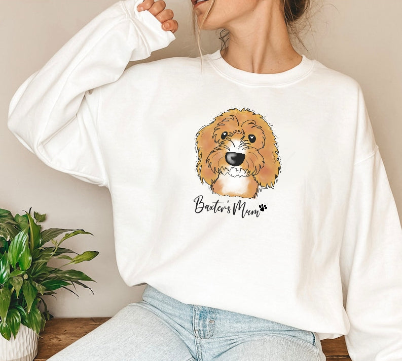 Personalised shop dog jumper