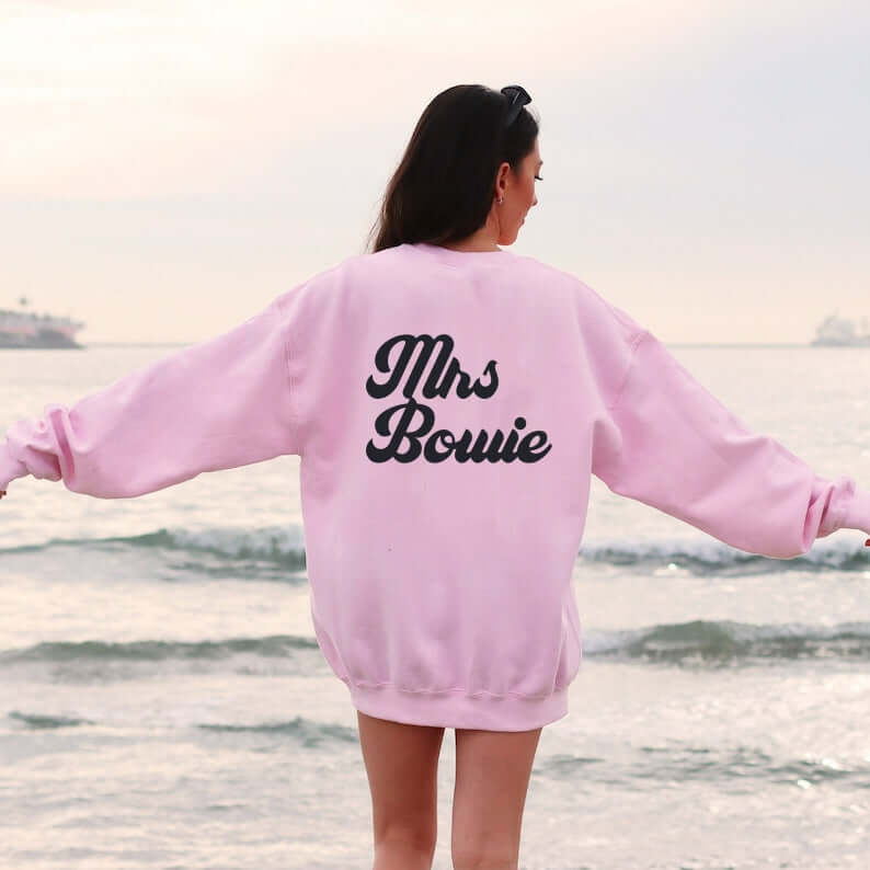 personalised mrs sweatshirt